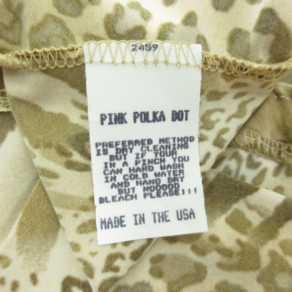 PINK POLKA DOT by Sharise Neil Boho Mini Dress - Picture 4 of 4